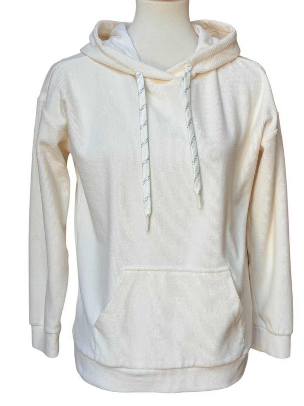 Marc New York Andrew Marc Ribbed Hoodie Sweatshirt